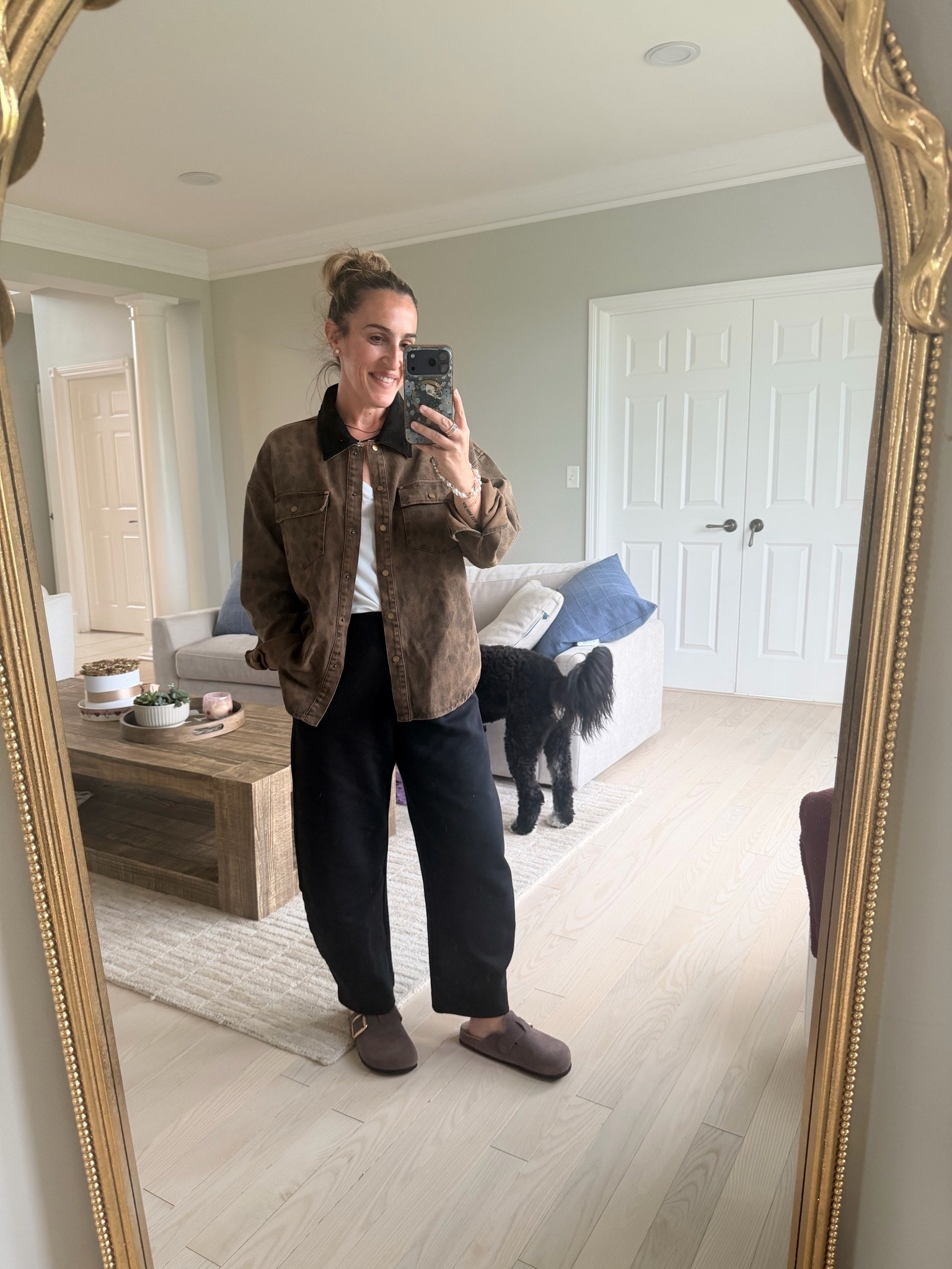 Loving these pants!!! They can be dressed up or down! A nice ponte material! I’m in a medium in all.

#LTKootd #LTKmomlife #LTKOver40