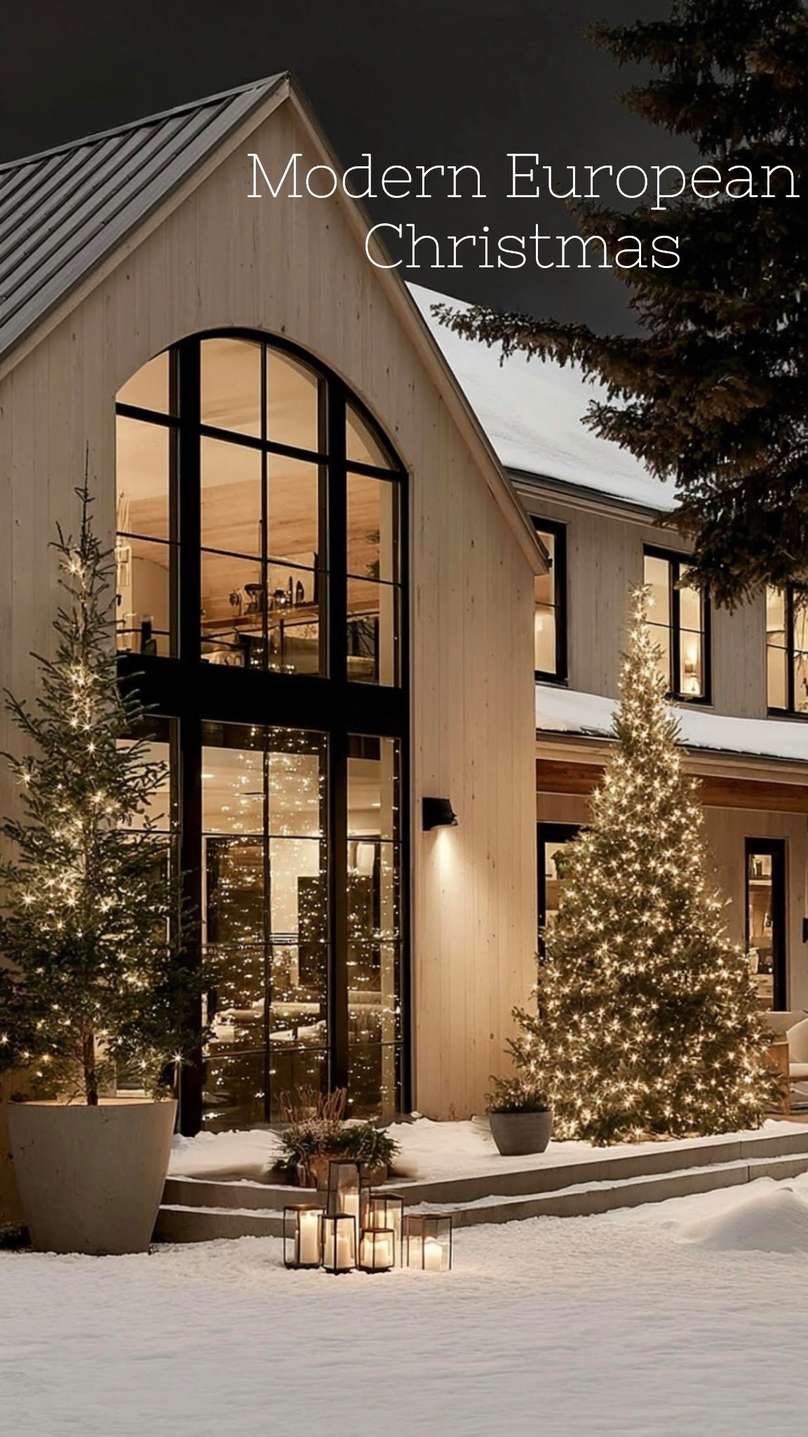 A calm, modern European exterior wrapped in earth tones and timeless architectural details 🤍
Tap to explore the full holiday tour and shop the look.

🎨 @rangerhome_nw
🔗 Blog link: https://www.homebunch.com/organic-modern-christmas/


#LTKHome #LTKHoliday #LTKSaleAlert