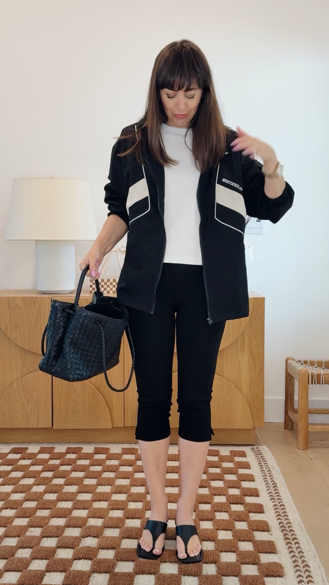 Will you try these trends?
Capris
Windbreaker 
Heeled Thong

@Alice + Olivia promo code closet_15