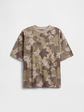 Kids Relaxed Print Crewneck T-Shirt | Gap Factory