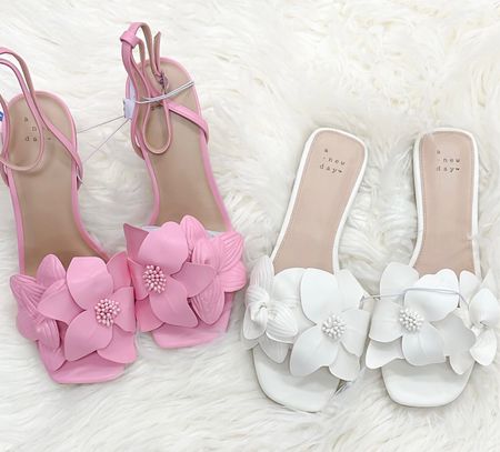 The Floral Bead combo is gorgeous! I went for the Pink Heels .. left with them & the White Flats. 🙊  

I was testing out the rug because it looked yellow in the store. It doesn’t in the picture so ordered it. 

Spring Shoes. Summer Shoes. Resort Wear. Easter  

#LTKshoecrush #LTKsalealert #LTKfindsunder50