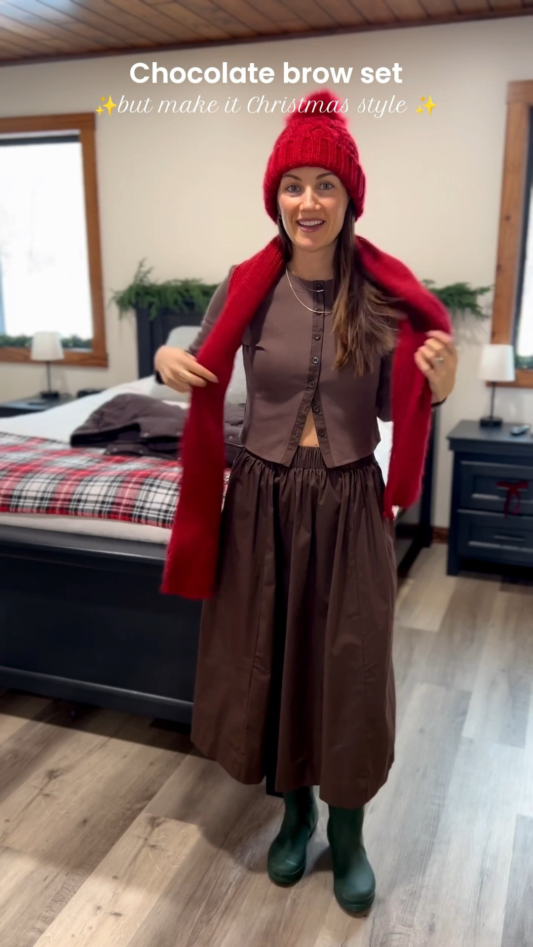 Chocolate brown obsessed but making it Christmas style ✨

Mom outfit, winter outfit inspo, free people dupe, Christmas outfit, winter ootd, Grwm 

#LTKHoliday #LTKPetite #LTKgrwm