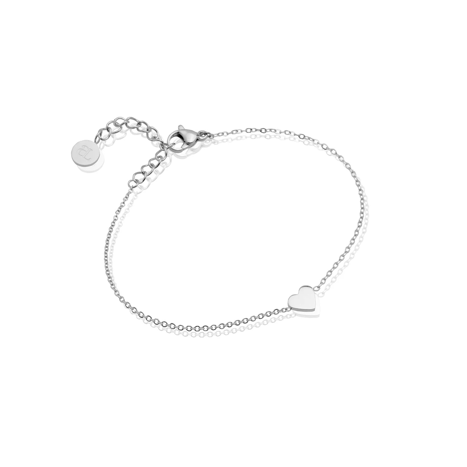 Mini Heart Bracelet (Silver) | Abbott Lyon