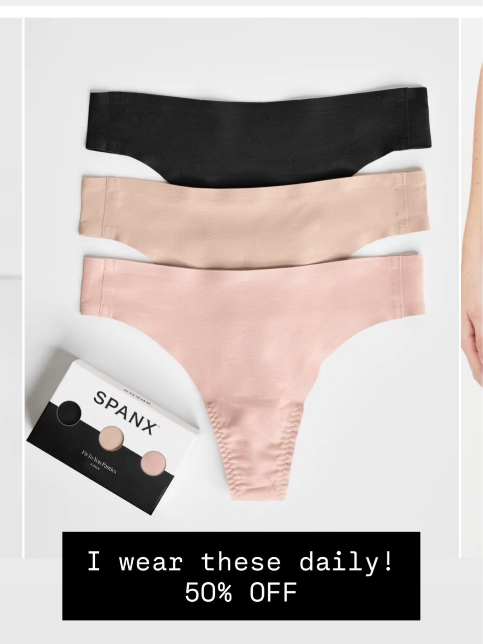 The best underwear! I wear these daily & currently they’re on major sale! 

Loverly Grey, Spanx sale, Labor Day sale

#LTKSaleAlert #LTKSeasonal