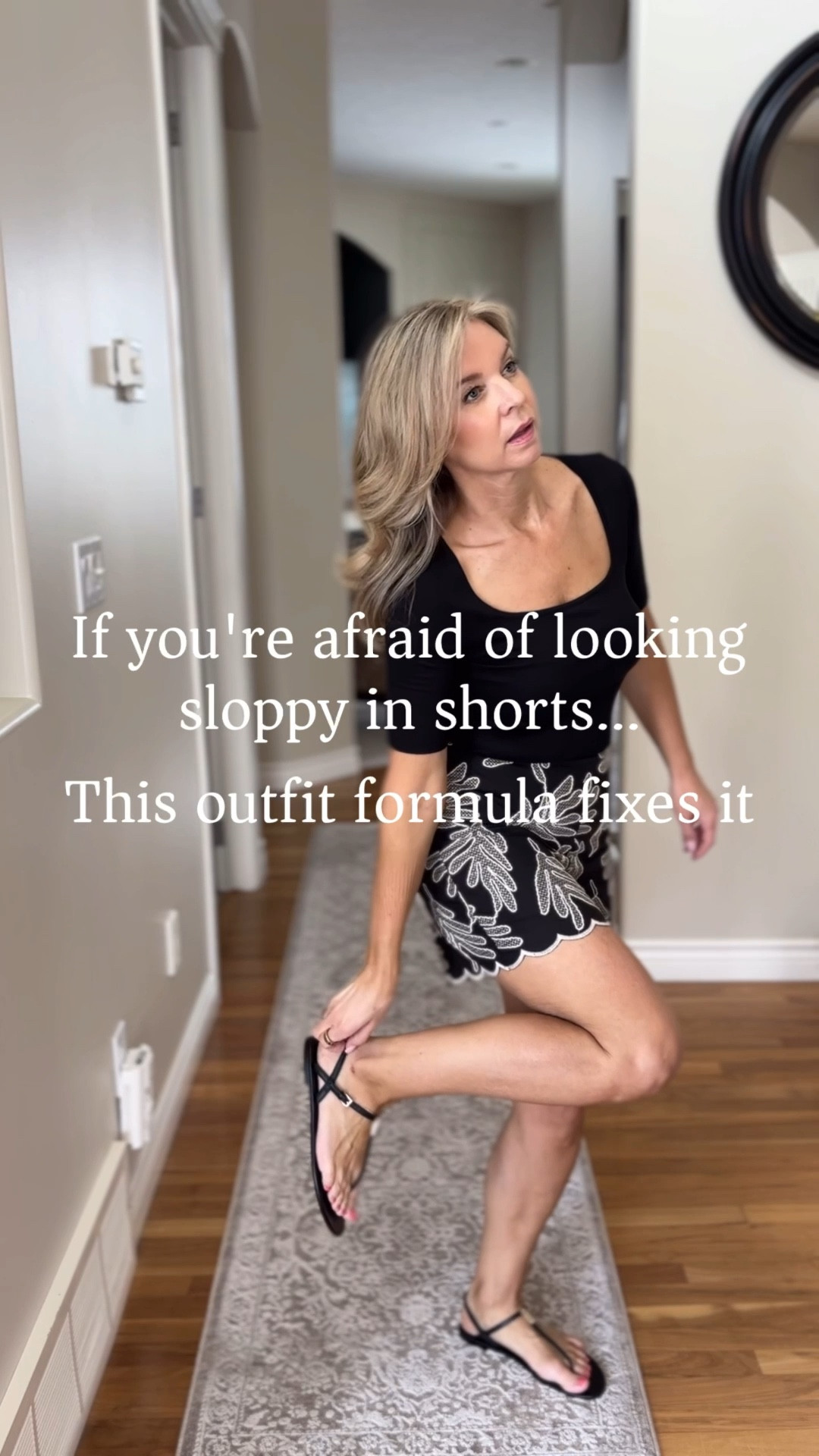 Here’s a rule of thumb about buying shorts: If you wouldn’t wear a skirt in that fabric or cut, don’t buy shorts in it either. It makes quite a difference! A structured cut and intentional styling win every time!

There is a time and place for everything; a looser, less polished look is perfectly acceptable but if you’re looking for an elevated, more finished look, try that advice! 

These shorts are 100% cotton and have the prettiest floral embroidery! 

how to style shorts after 50, fashion for women over 50, how to look expensive, summer outfit ideas, chic shorts, elevated casual style, Mango shorts


#LTKSeasonal #LTKPetite #LTKOver40
