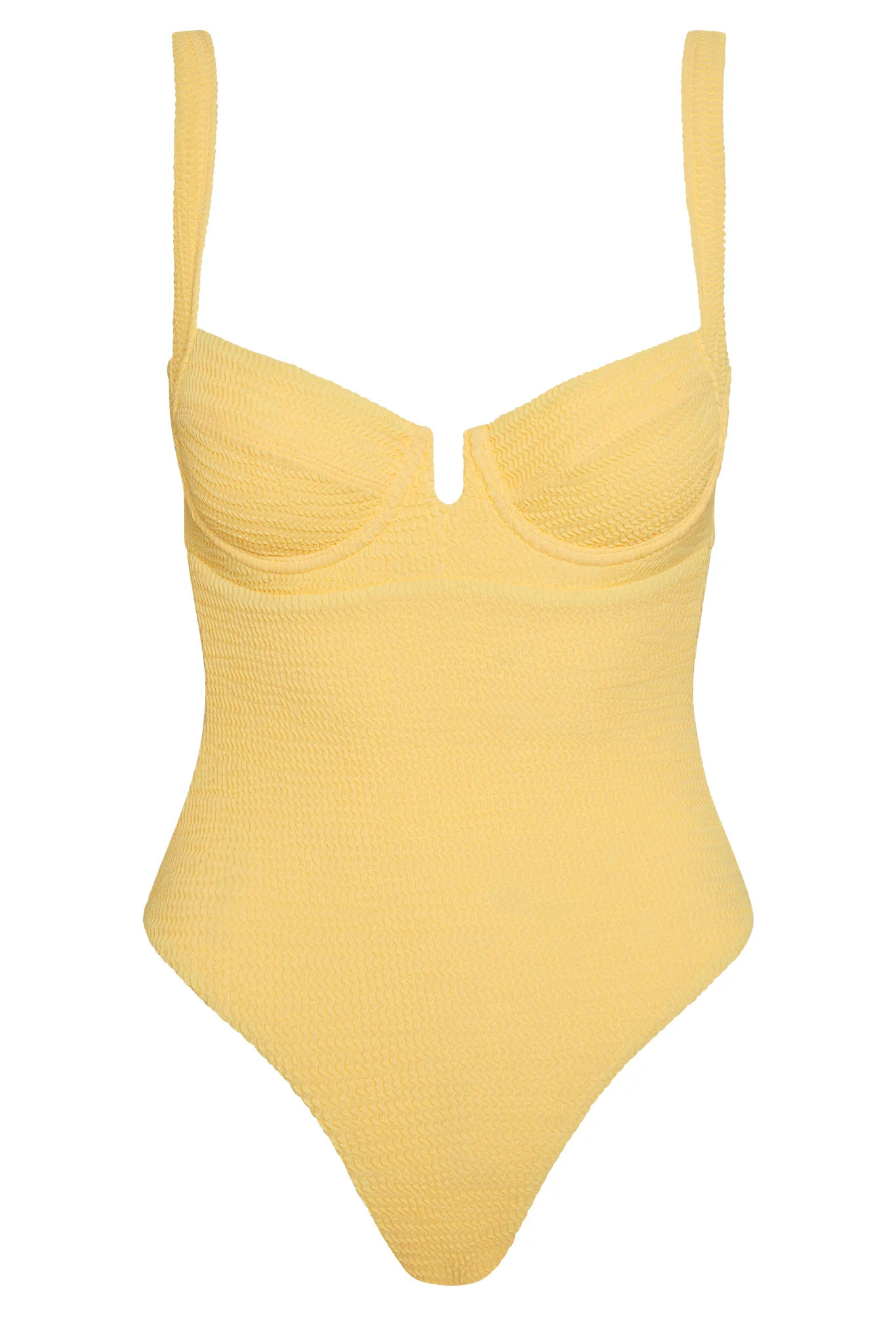 Clovelly One Piece - Honey Crinkle - Honey Crinkle / M | Monday Swimwear