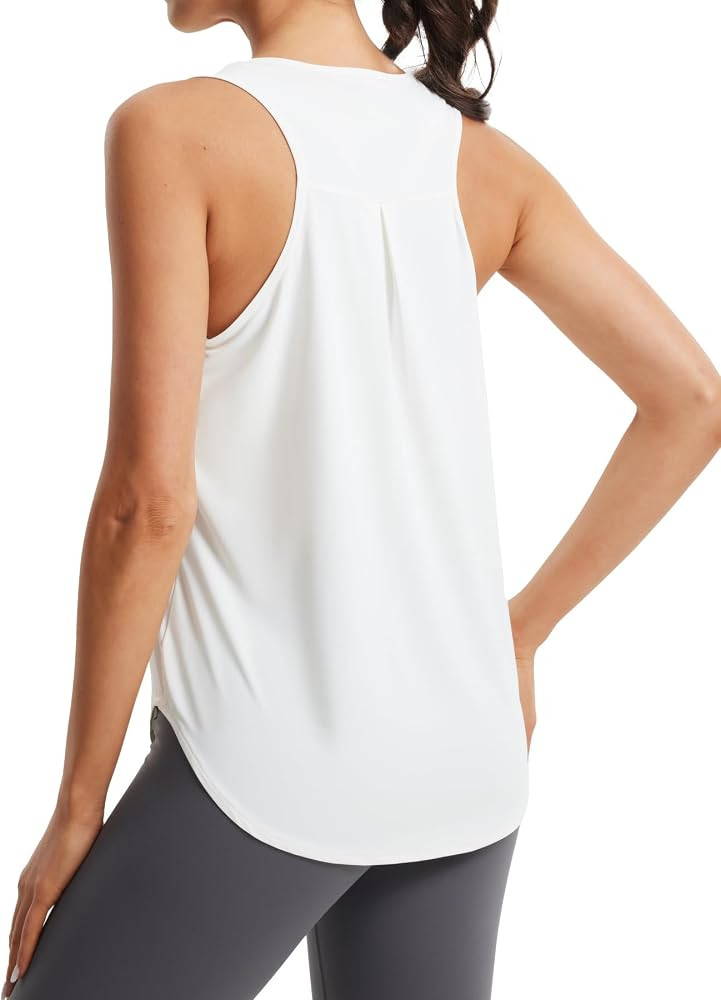 Libin Women's Workout Tank Tops Racerback Sleeveless Athletic Tennis Yoga Sports Gym Exercise Run... | Amazon (US)