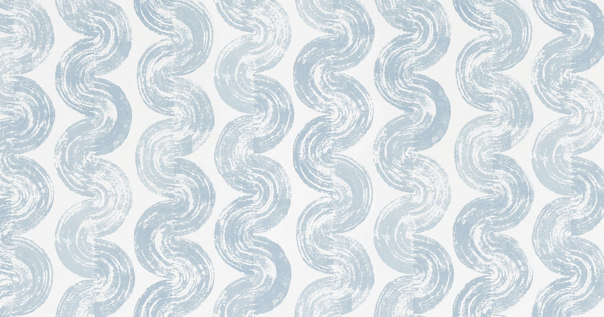 Soft Blue Wallcoverings | 1975 | Backdrop