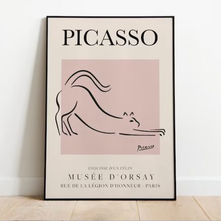 Picasso - The Cat, Exhibition Vintage Line Art Poster, Minimalist Line Drawing, Ideal Home Decor or Gift Print.

Gallery Wall, Living Room, Bedroom, Office. Girly Wall Art, Living room decor. Pinterest Aesthetic Print, Girl Boss Poster, Pinterest, elegant, chic look. Home decor, home office under £10, inspirational. 



#LTKeurope #LTKhome #LTKsale