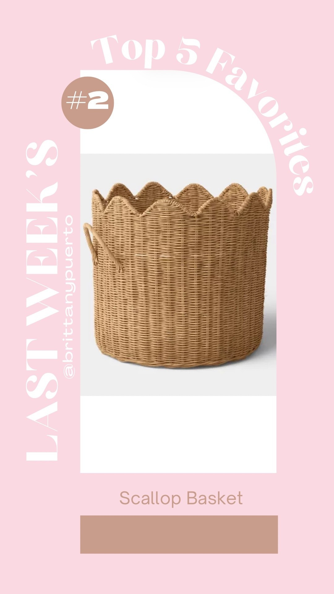 Scallip basket, home decor

#LTKHome