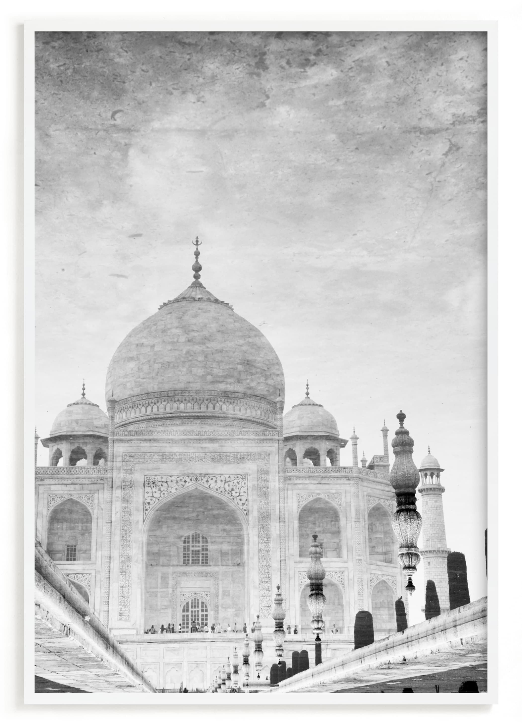 "Reflection of the Taj Mahal" - Photography Limited Edition Art Print by Heather Marie. | Minted