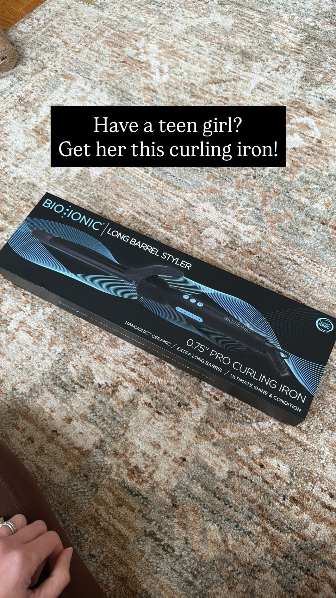 Teen girl gift idea! 
My 13 year old curls her hair all the time…getting her  the best curling iron on the market!

#LTKHoliday #LTKGiftGuide #LTKKids