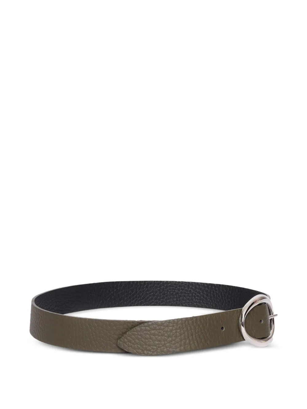 oval-buckle leather belt | Farfetch Global