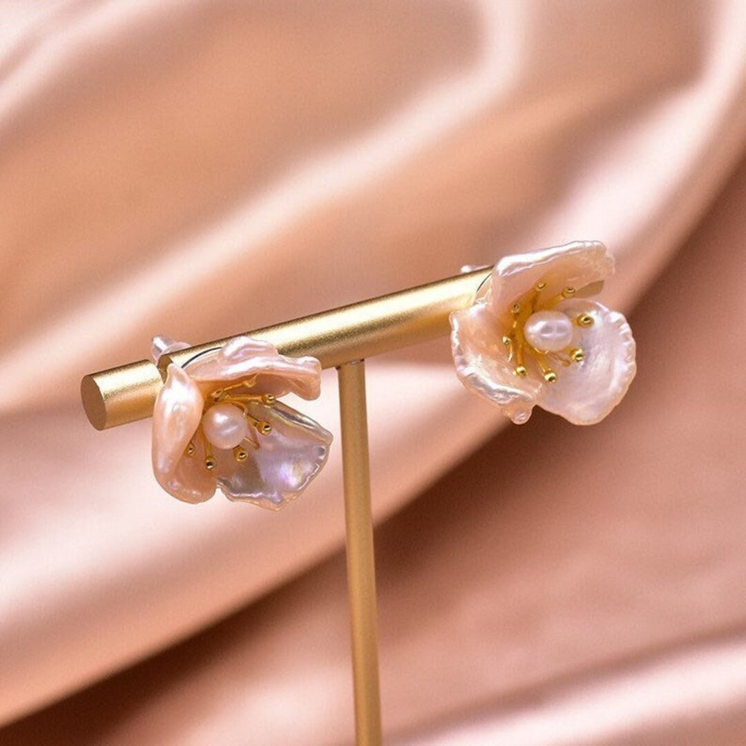 Luxury Handmade White Natural Freshwater Baroque Pearl - Etsy | Etsy (US)