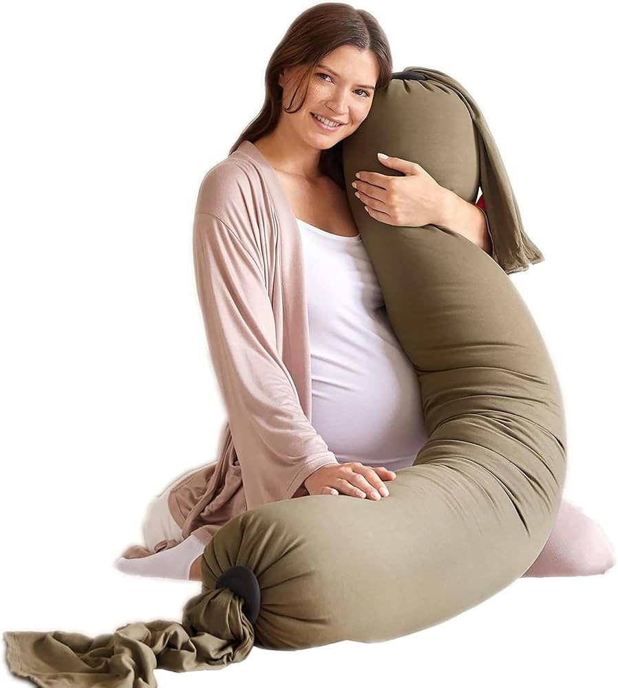 bbhugme Adjustable Pregnancy Pillow – Full Body Support for Side Sleeping - Adjustable Firmness... | Amazon (US)