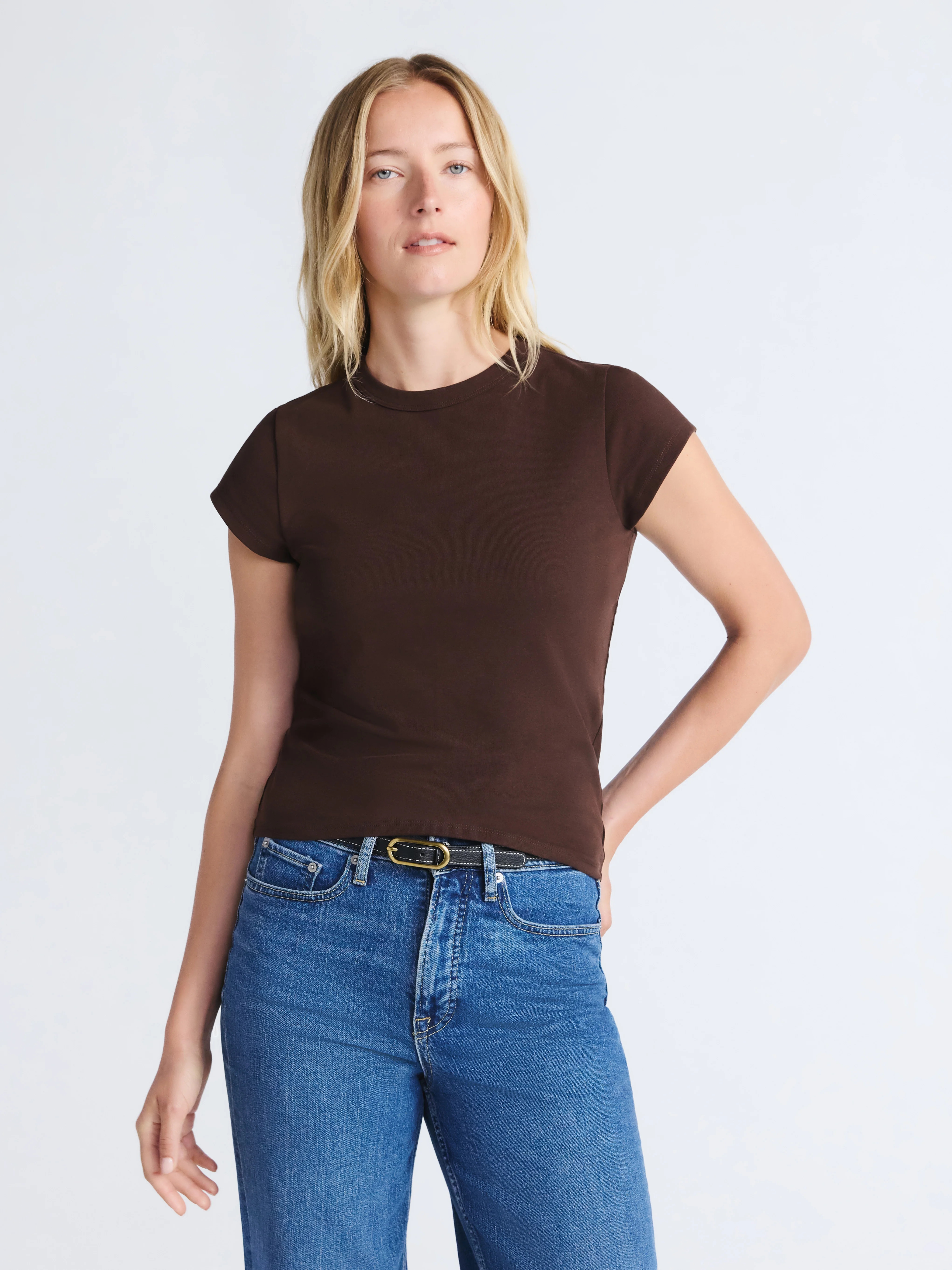 Free Assembly Women's and Women's Plus Cap Sleeve Tee, Sizes XS-4X | Walmart (US)
