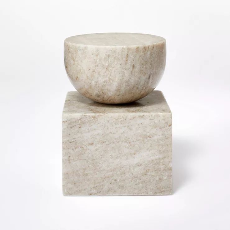Modern Marble Figural Beige - Threshold™ designed with Studio McGee | Target