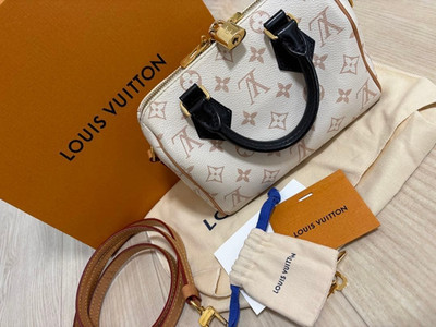 Louis Vuitton Speedy Bandouliere 20 Monogram Dune Limited 2024 Cruise Bag | eBay US
