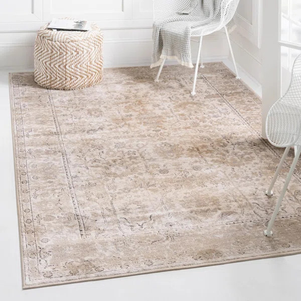 Singleton Power Loom Ivory Rug | Wayfair North America