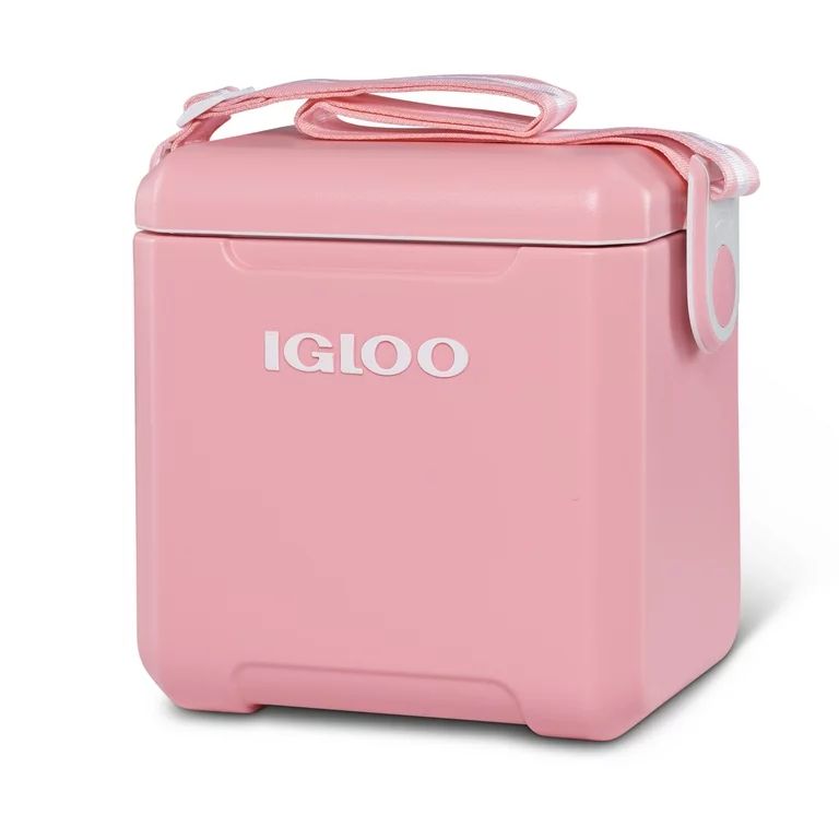 Igloo 11 QT Tag-a-Long Hard Sided Cooler, Blush, 14 Can Capacity - Walmart.com | Walmart (US)