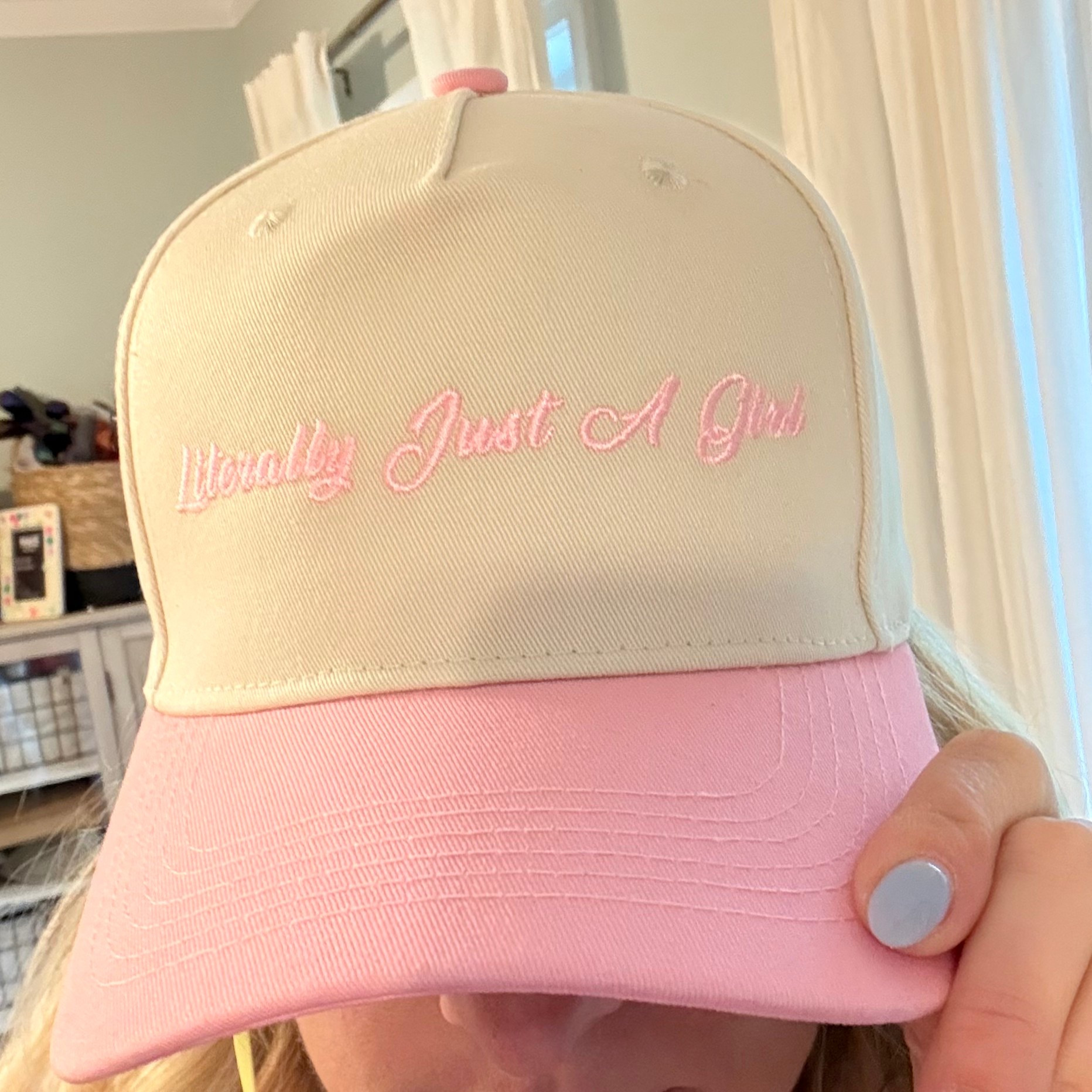 Custom hat! Some many color, thread and text optionshe's

#LTKActive #LTKStyleTip #LTKSeasonal