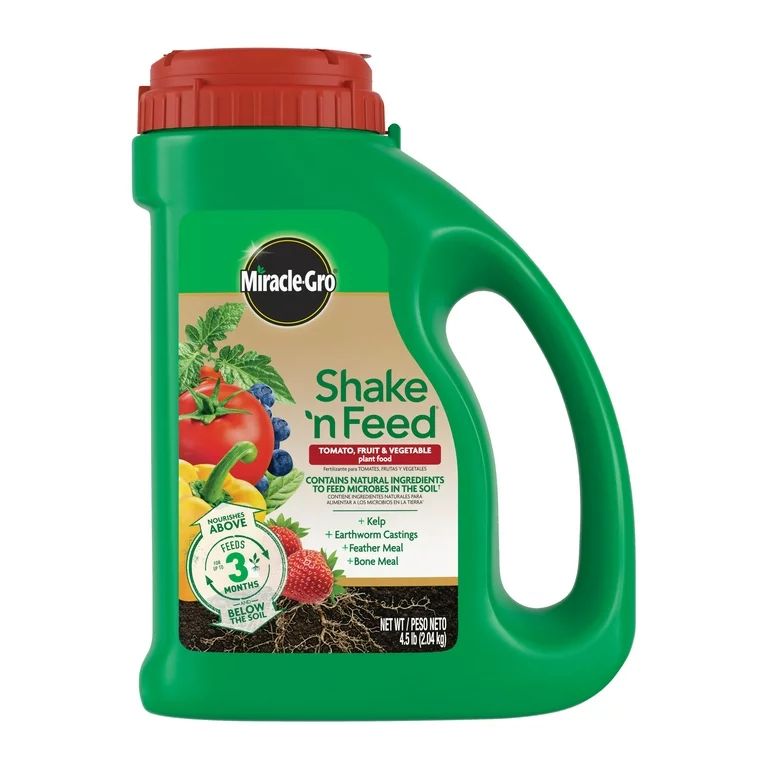 Miracle-Gro Shake 'N Feed Tomato, Fruit & Vegetable Plant Food 4.5lb | Walmart (US)