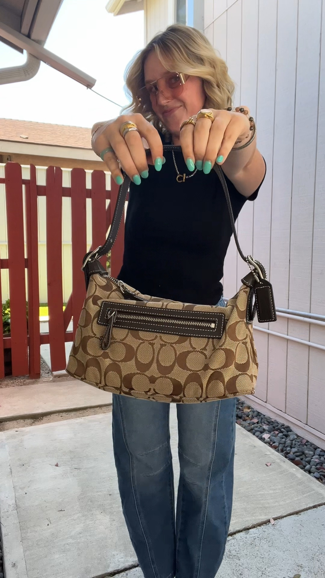 easiest outfit under $100!!! my coach bag is vintage from mercari but linked some fun similar ones 💖

#LTKFindsUnder100 #LTKStyleTip #LTKWorkwear