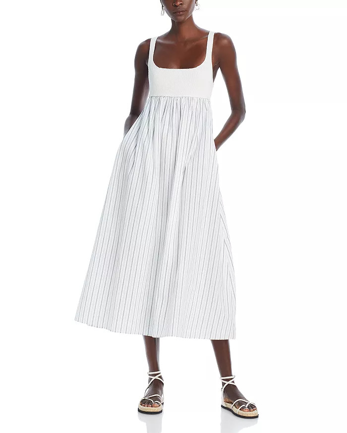 Striped Tie Back Maxi Dress | Bloomingdale's (US)