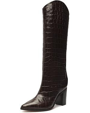 SCHUTZ Women's Maryana Block Boots | Amazon (US)