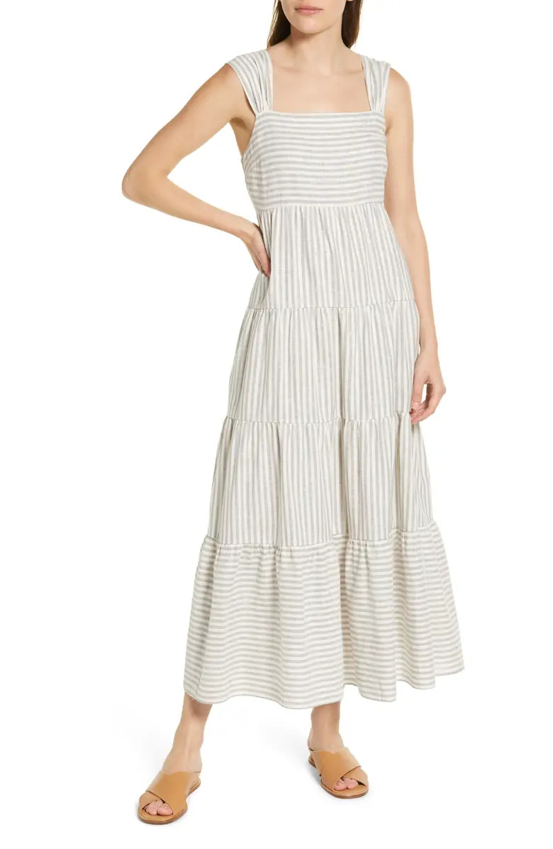 Stripe Tiered Maxi Dress | Nordstrom