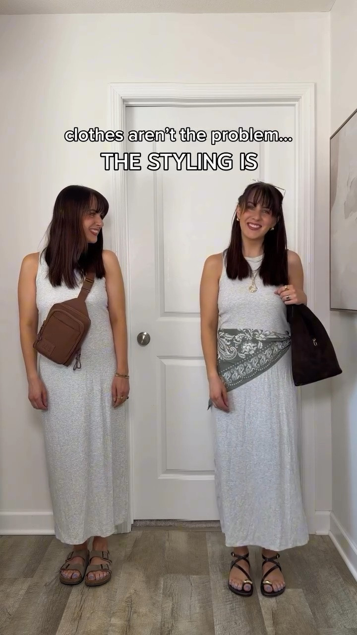 you have infinitely more clothes when you realize it’s really all about styling! 👏🏼✨

mom style | over 30 fashion | target style | outfit fixes |how to style | wearing v styling

Back with a simple restyle! This target dress has a built in bra & madewell tote bag I use constantly is on sale!

S dress, sandals tts

#LTKgrwm #LTKootd #LTKSeasonal