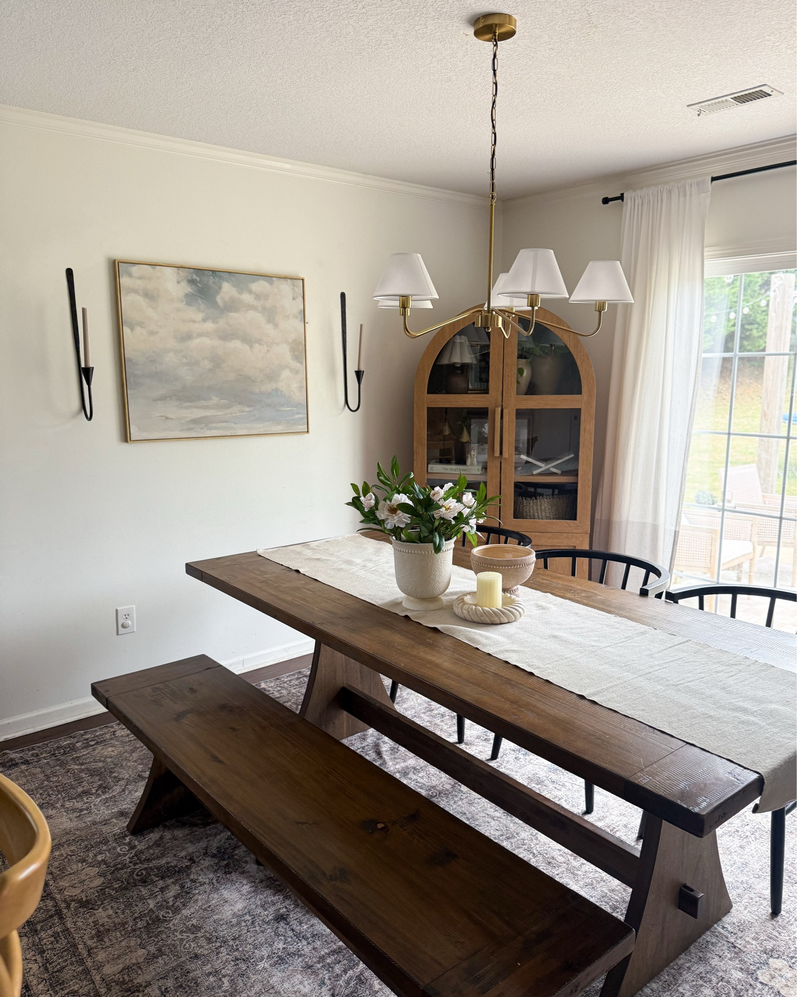 Dining room views 🤍

#LTKHome #LTKSaleAlert #LTKSeasonal