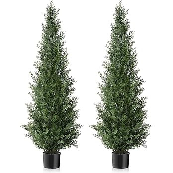 Two 4 Feet Artificial Cedar | Amazon (US)