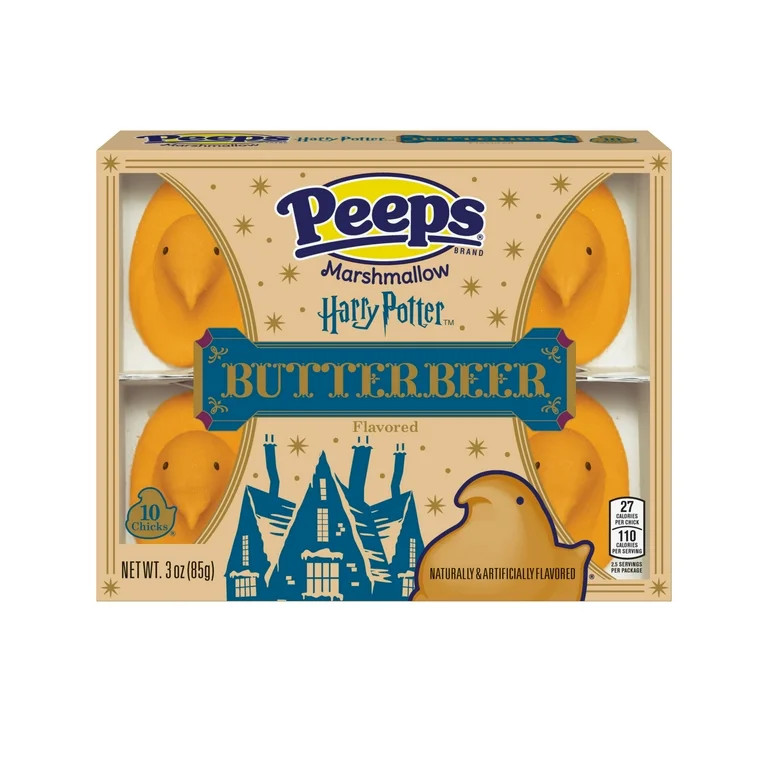 PEEPS, HARRY POTTER Butterbeer Flavored Marshmallow Chicks, Easter Candy, Walmart Exclusive, 10ct... | Walmart (US)