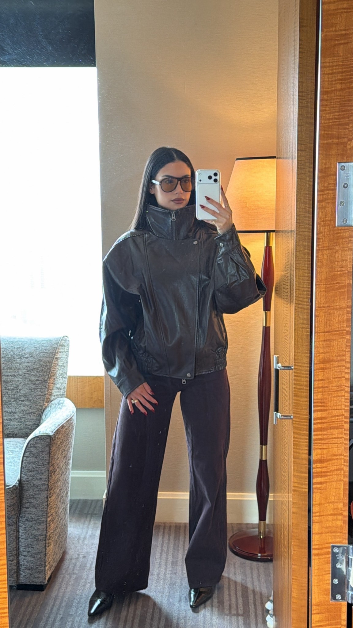 Wearing size 4 in the jeans 