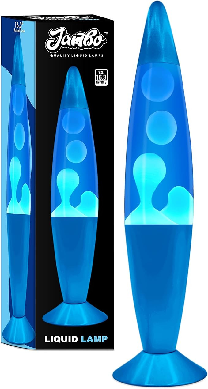 Jambo 16" Inch Beautiful Liquid Motion Lamp with Wax That Flows Like Lava | Entertaining for Adul... | Amazon (US)