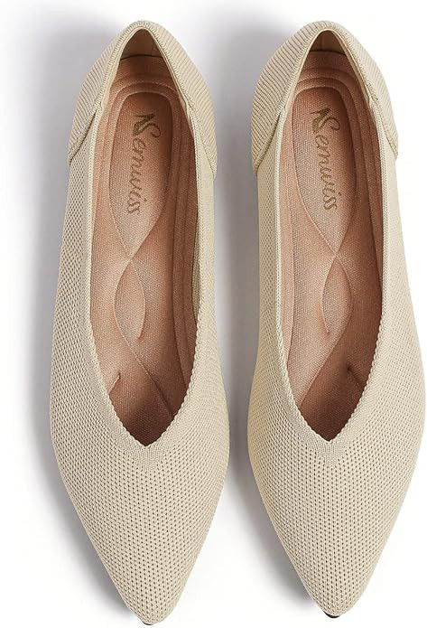 Semwiss Women's Ballet Flats Comfortable Casual Dressy Shoes,Work Flats Office Shoes Pointed Toe ... | Amazon (US)
