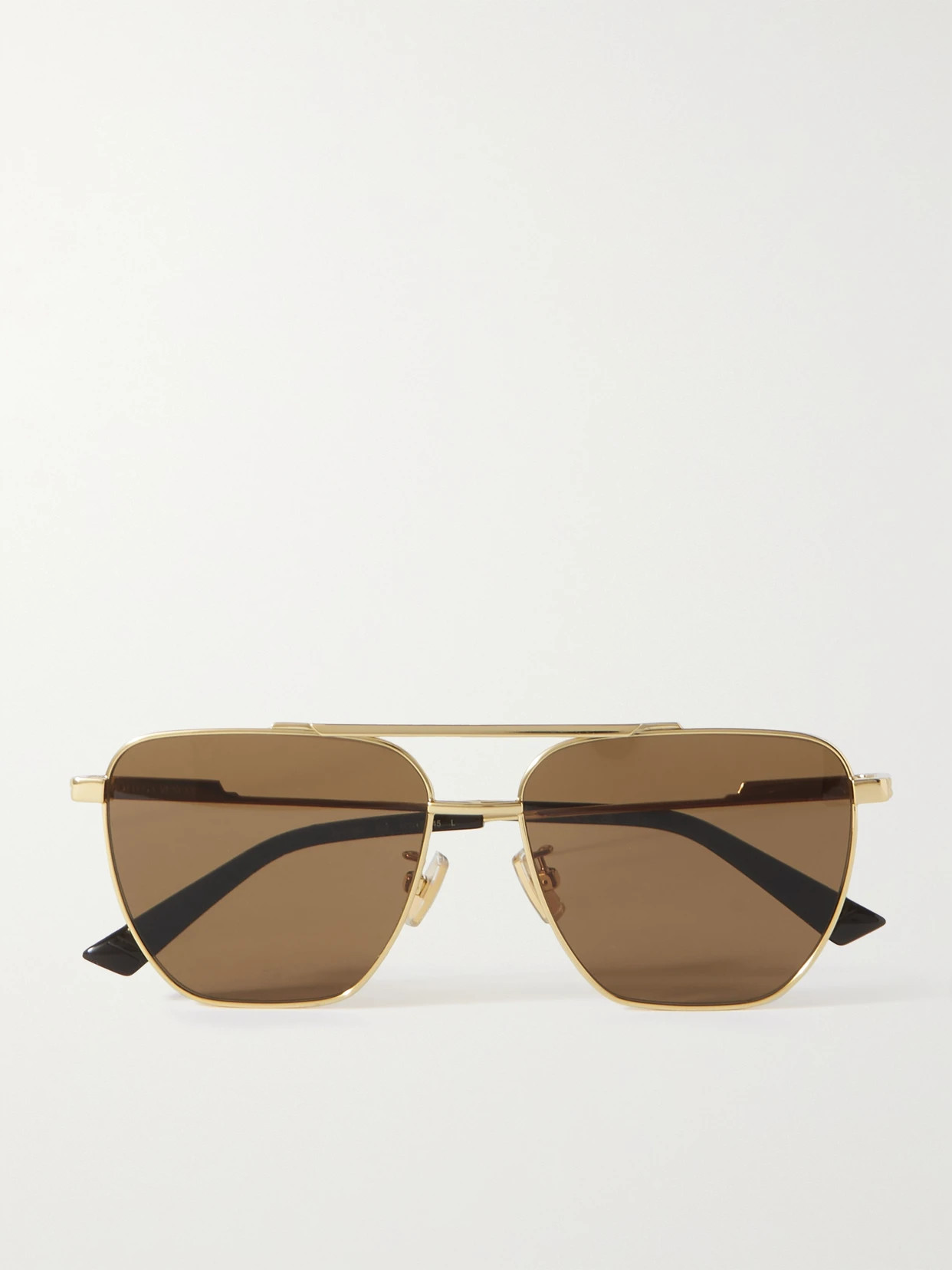 Bottega Veneta Eyewear - Original Aviator-style Gold-tone Sunglasses - One size | NET-A-PORTER (US)