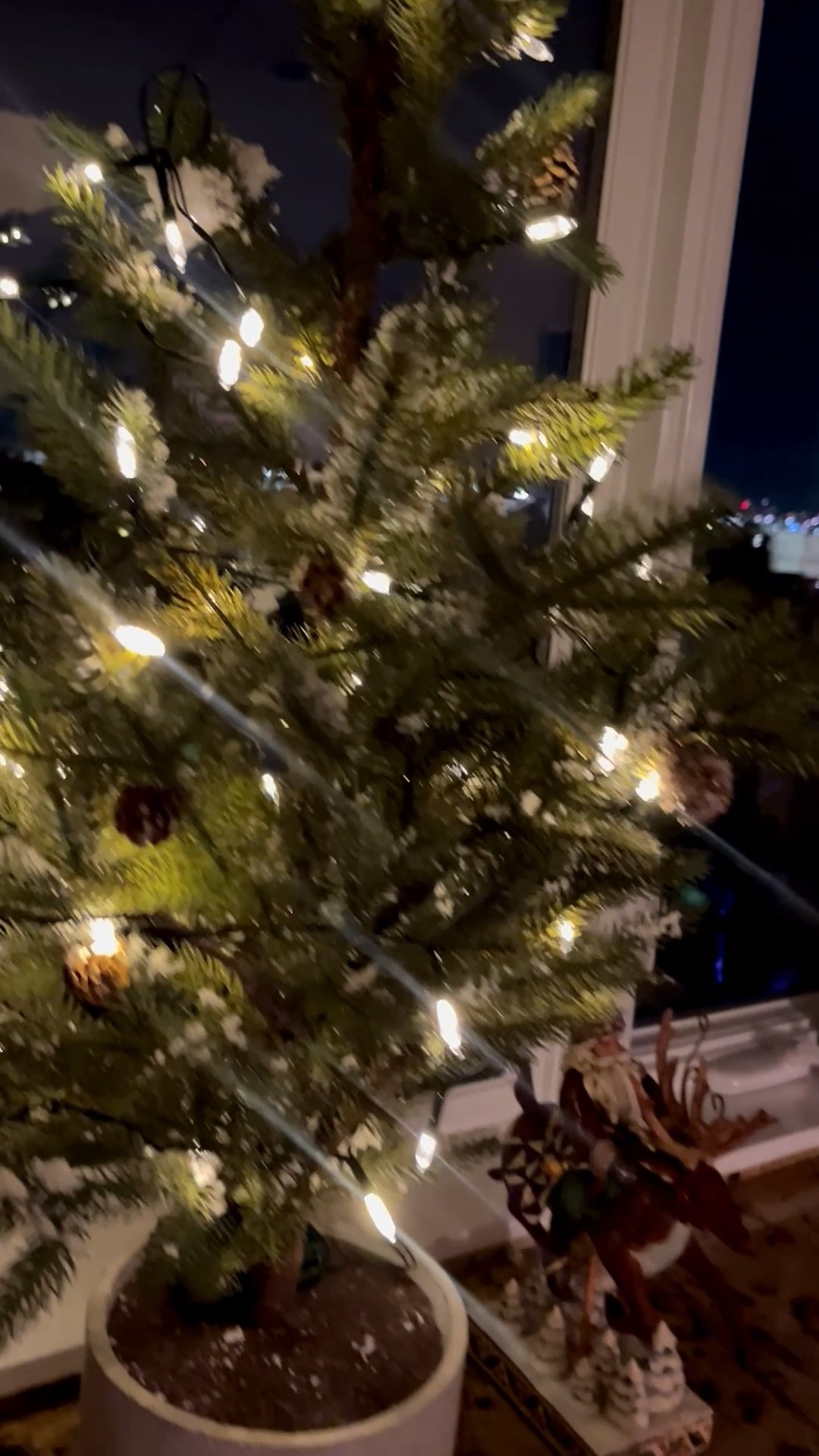 More Christmas Decor: Added string lights to our small tree ✨🎄

#LTKSeasonal #LTKHome #LTKHoliday