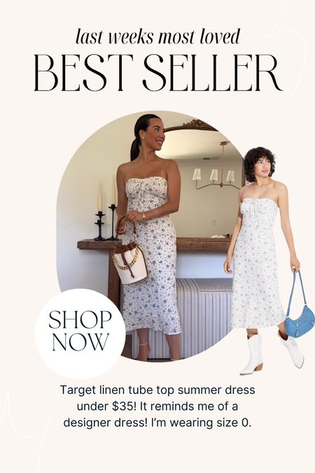 Linen tube top dress for summer from Target under $40 💗

#LTKFindsUnder50 #LTKStyleTip #LTKSeasonal