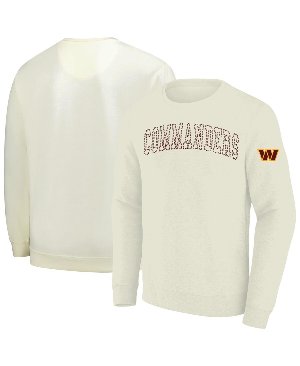 Profile Men's Cream Washington Commanders Big Tall Fleece Sweatshirt - Cream | Macy's