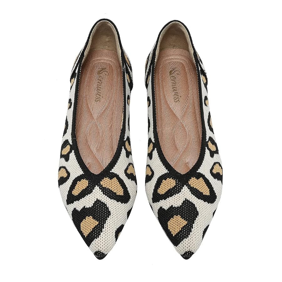 Semwiss Women's Ballet Flats Comfortable Casual Dressy Shoes,Work Flats Office Shoes Pointed Toe ... | Amazon (US)