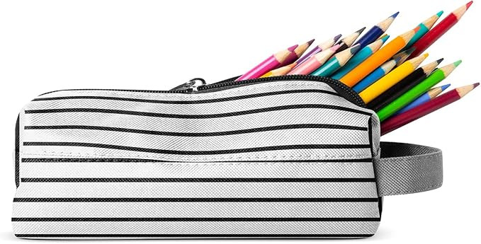 Simple Modern Pencil Case, Pouch, Box for School | Kids Durable Bag Organizer for Office, Makeup ... | Amazon (US)