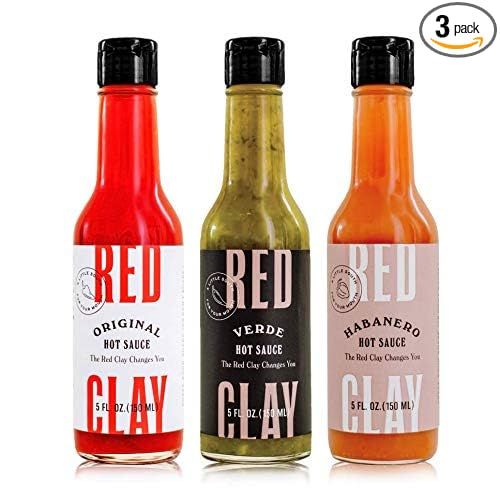 Amazon.com : Red Clay Hot Sauce, Get Saucy Variety Pack (3 Count) Gift Box, with Original (5 oz),... | Amazon (US)