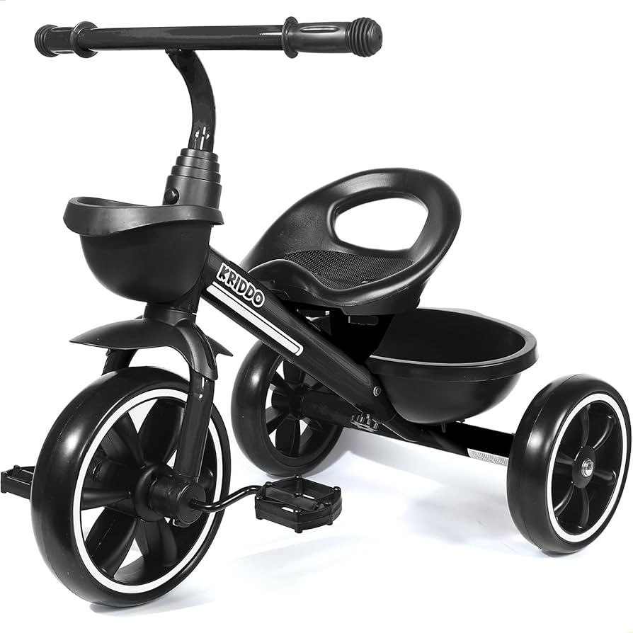 KRIDDO Kids Tricycle for 2-5 Year Olds - Gift for Toddlers - Black | Amazon (US)