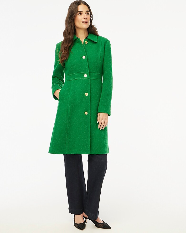 Wool-blend lady day coat | J.Crew Factory