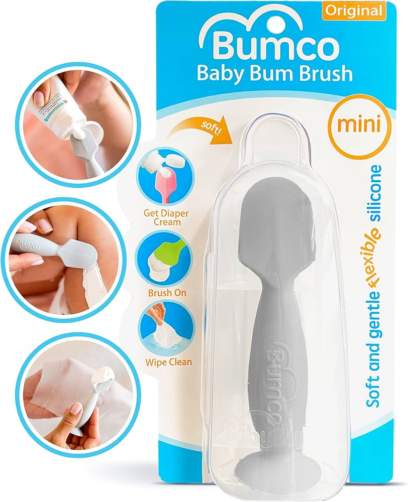 Bumco Diaper Cream Spatula (Mini) - BPA-free Butt Paste Diaper Cream Applicator, Soft & Flexible ... | Amazon (US)