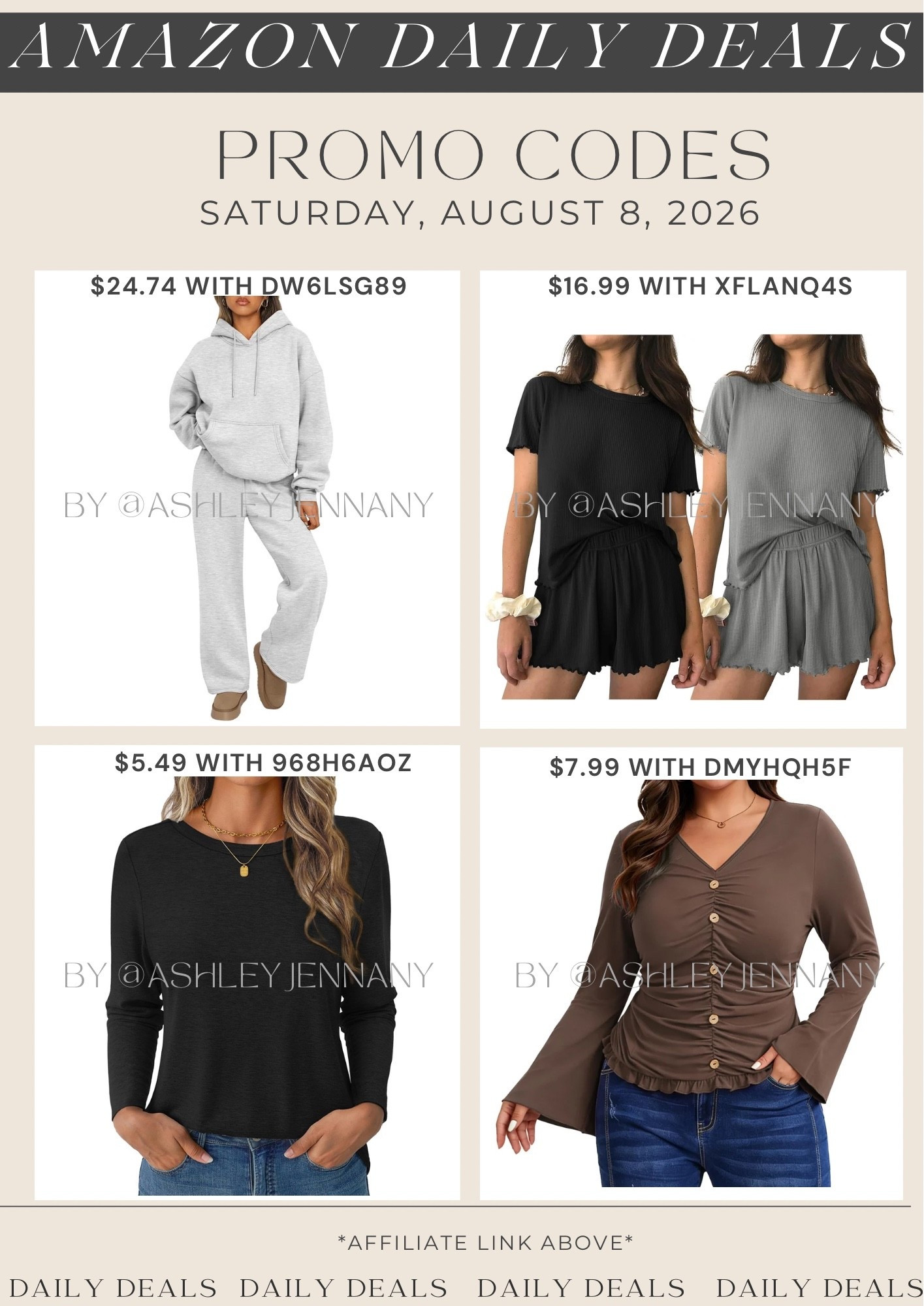 Amazon deals

#LTKSaleAlert #LTKMidsize #LTKSeasonal