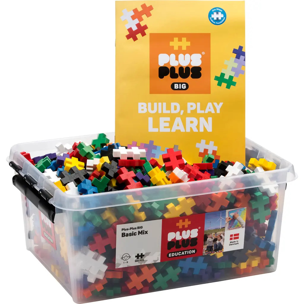 Plus-Plus USA 600-Piece BIG Basic Playset in a Tub in Blue at Nordstrom | Nordstrom