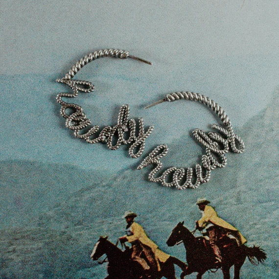 Howdy Rope Hoop Earrings | Etsy | Etsy (US)